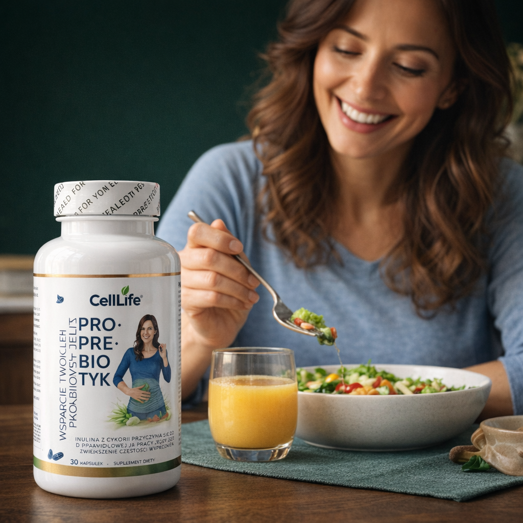 Suplement diety CELL LIFE PRO-PRE BIOTIC wsparcie twoich jelit 30 kapsułek