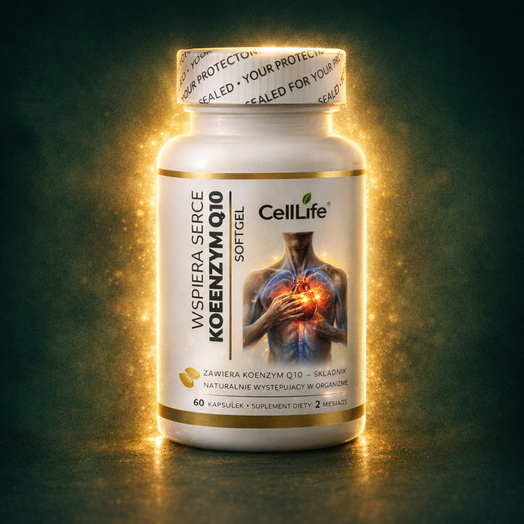 Koenzym Q10 - 400 mg 60szt kapsułki Cell Life Witalność Moc dla serca