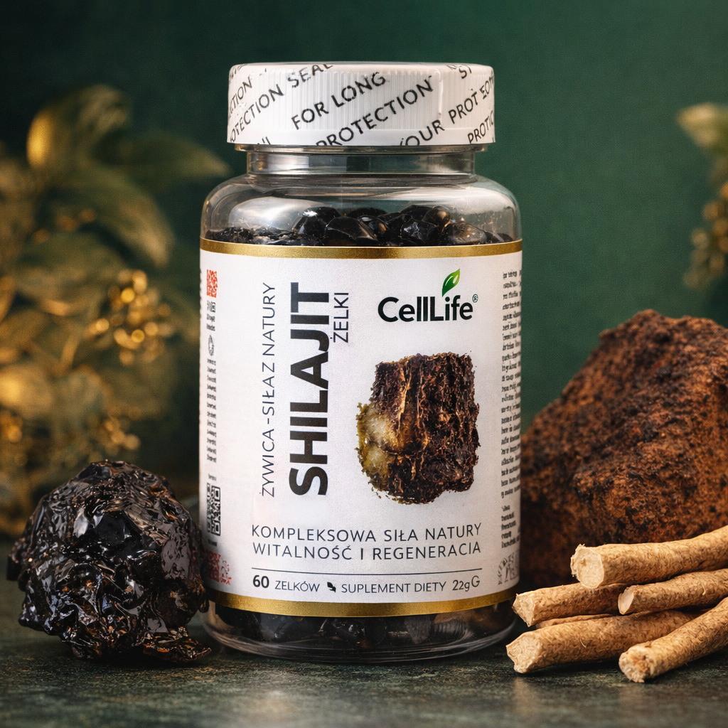 SHILAJIT Żelki z żywicy naturalnej Witalność i regeneracja organizmu 60szt