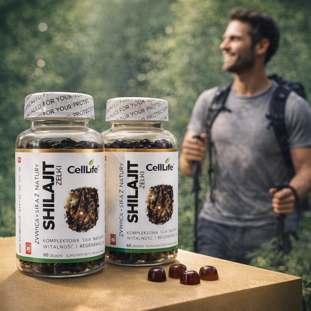 SHILAJIT Żelki z żywicy naturalnej Witalność i regeneracja organizmu 120szt