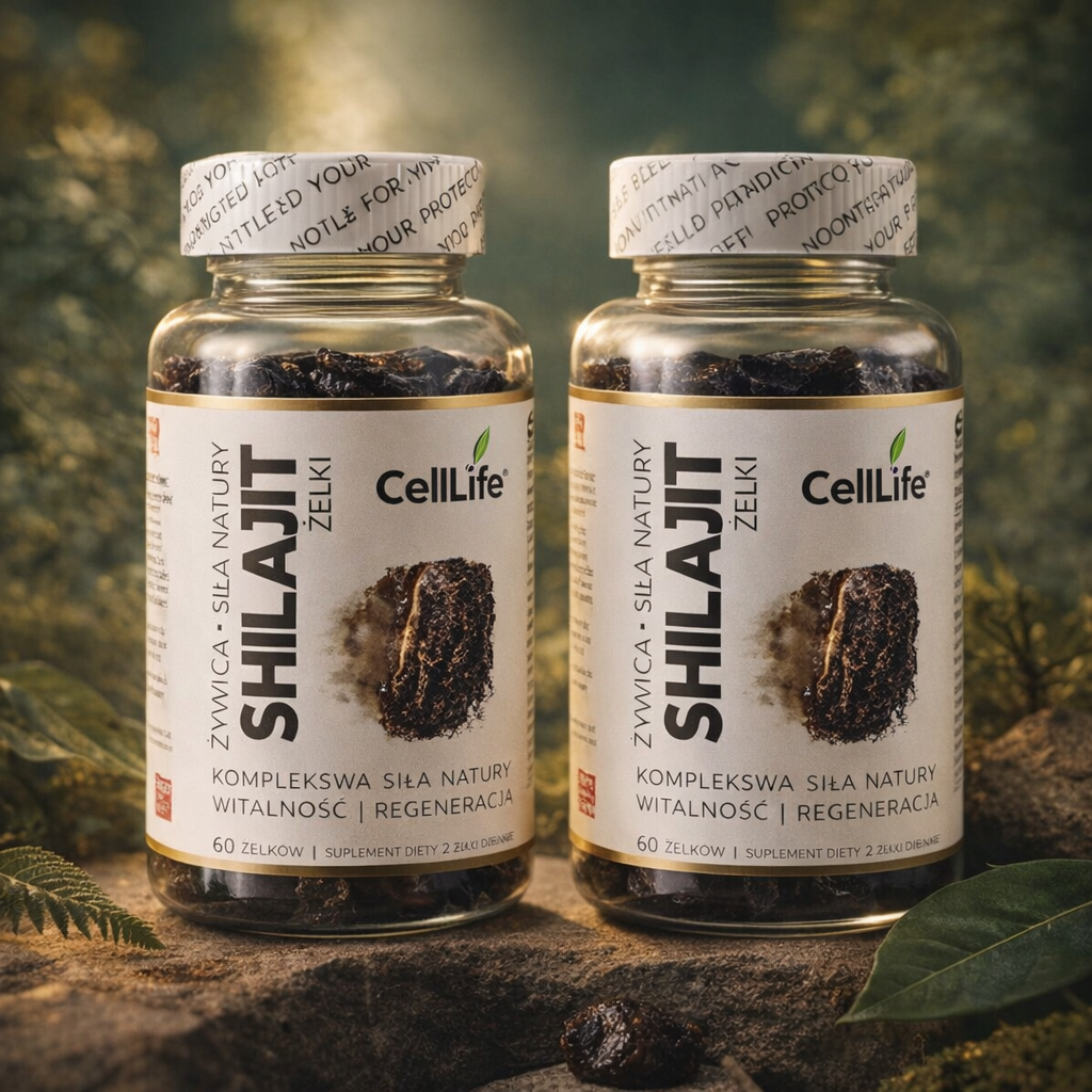 SHILAJIT Żelki z żywicy naturalnej Witalność i regeneracja organizmu 120szt
