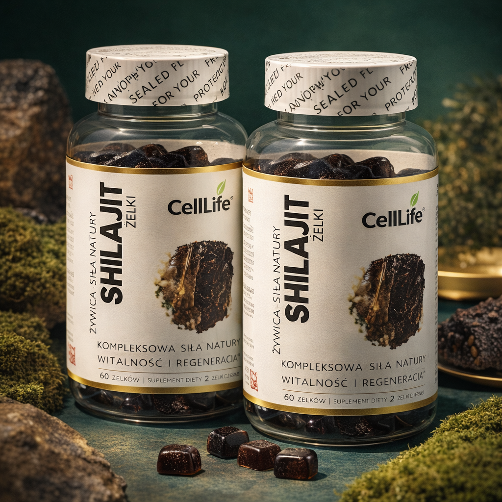 SHILAJIT Żelki z żywicy naturalnej Witalność i regeneracja organizmu 120szt