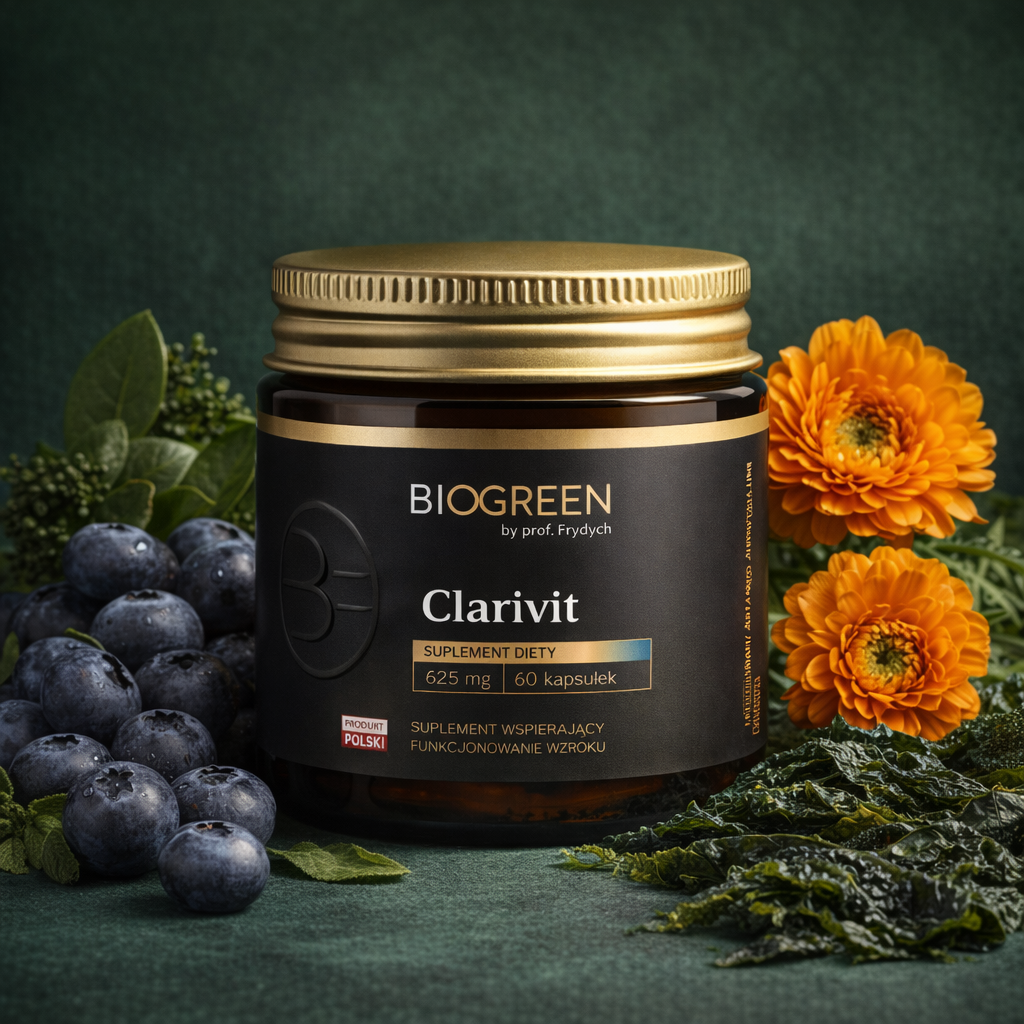 Clarivit – Kompleks na Zdrowy Wzrok, 60 Kapsułek, by prof. Frydrych