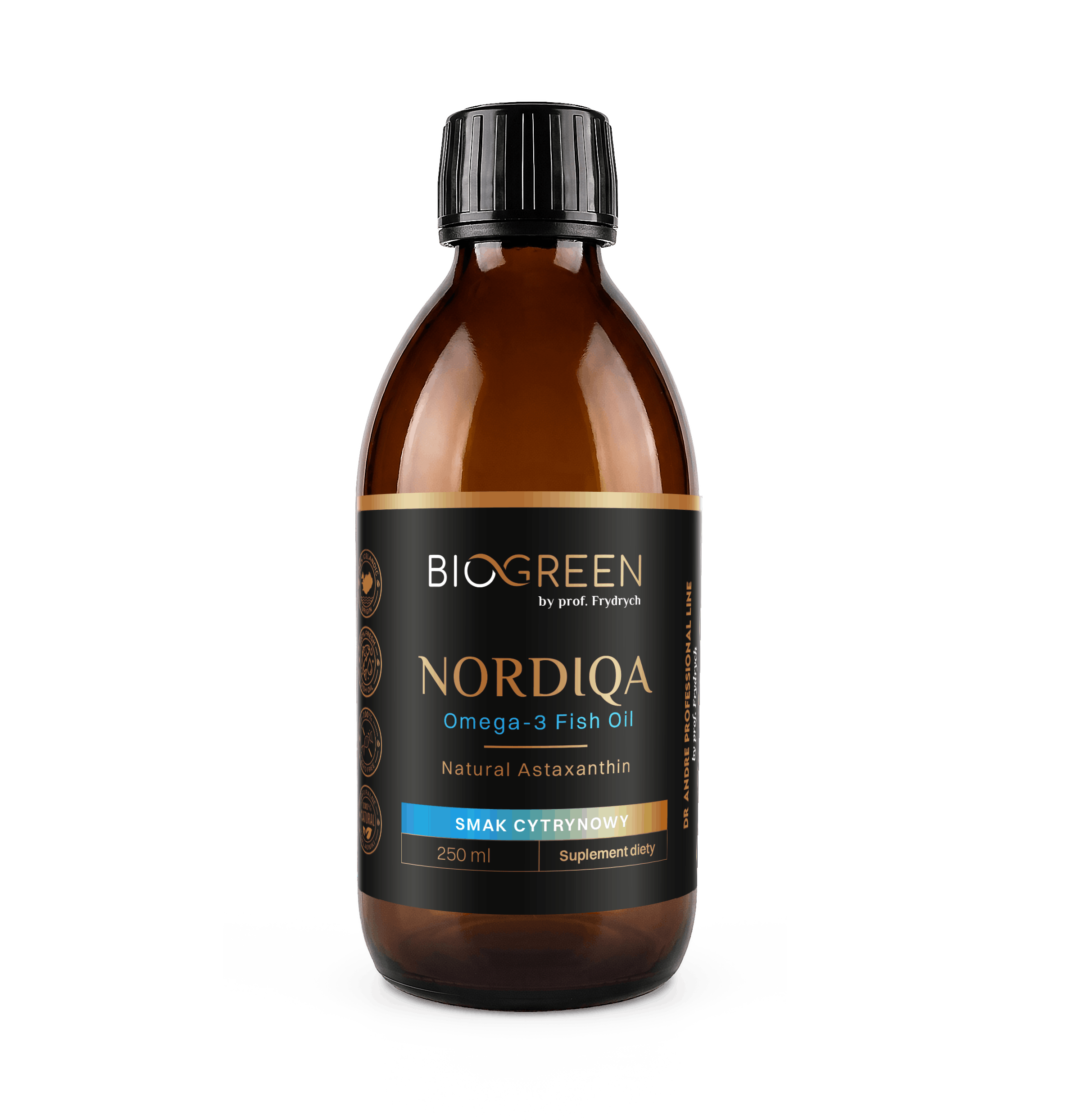 NORDIQA Omega-3 3000 mg EPA + DHA z Astaksantyną 250 ml